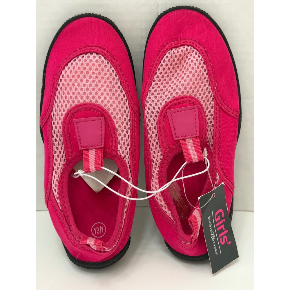 Bobbie Brooks Girls Hot Pink Mesh Water Shoes Aqua Socks Size 13/1 SS21
